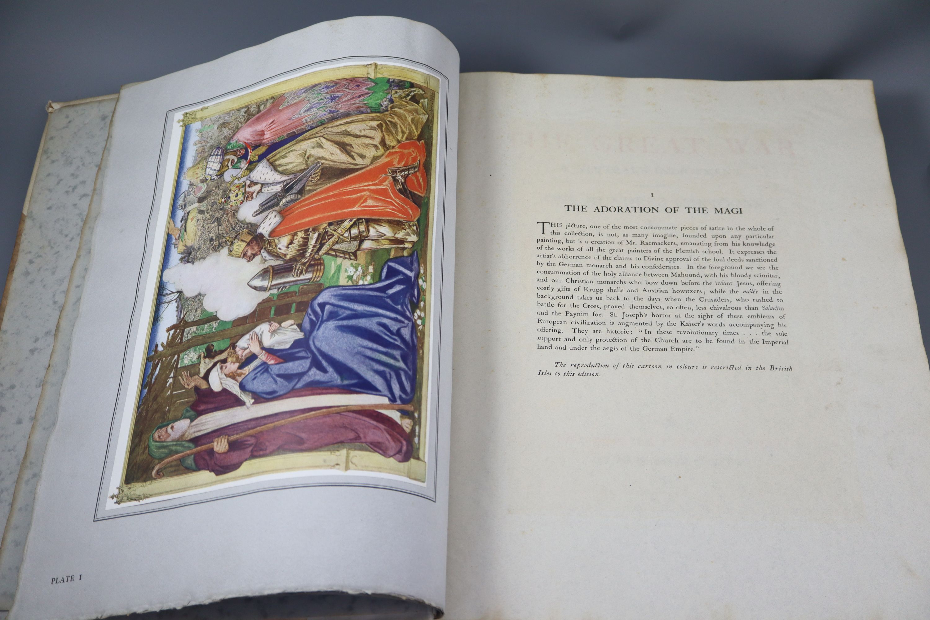 Raemaekers, Louis - The Great War, folio,